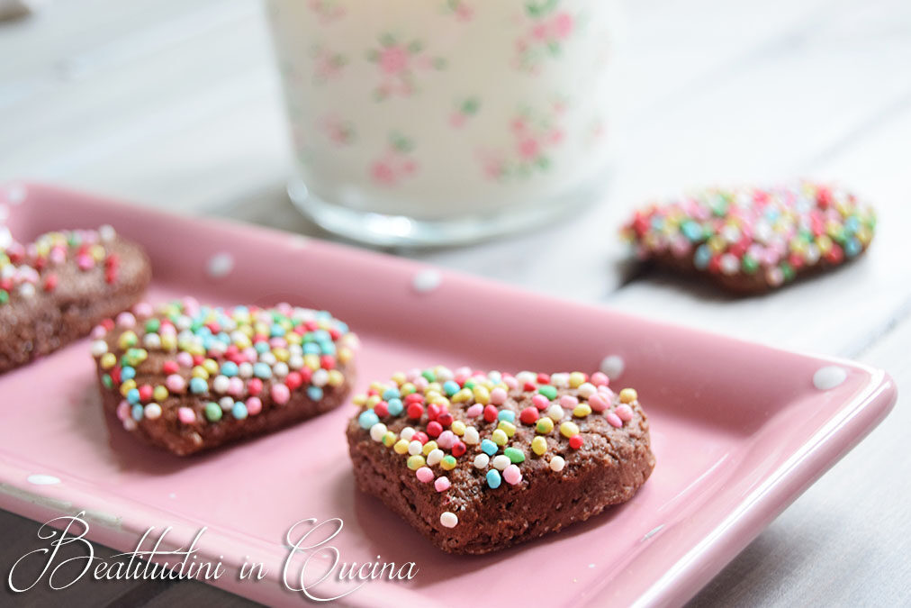 Biscotti al latte di cocco e cacao