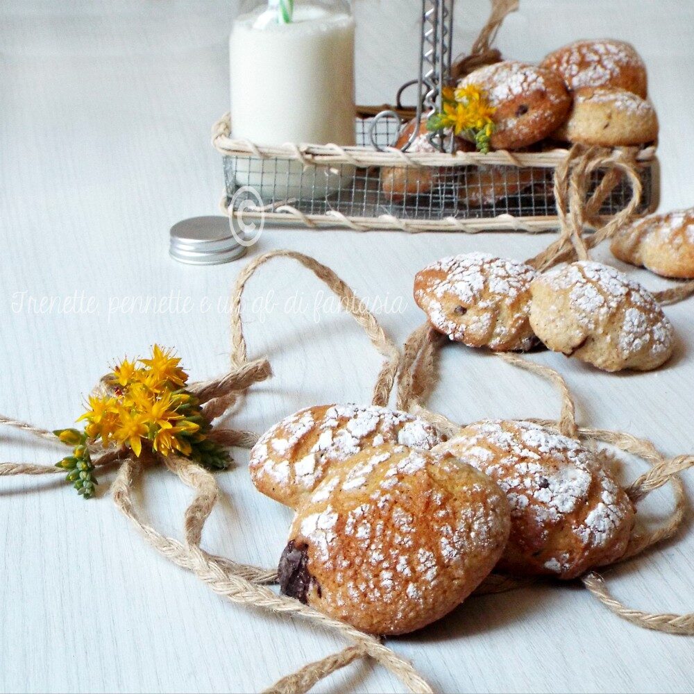 Biscotti al latte e cioccolato