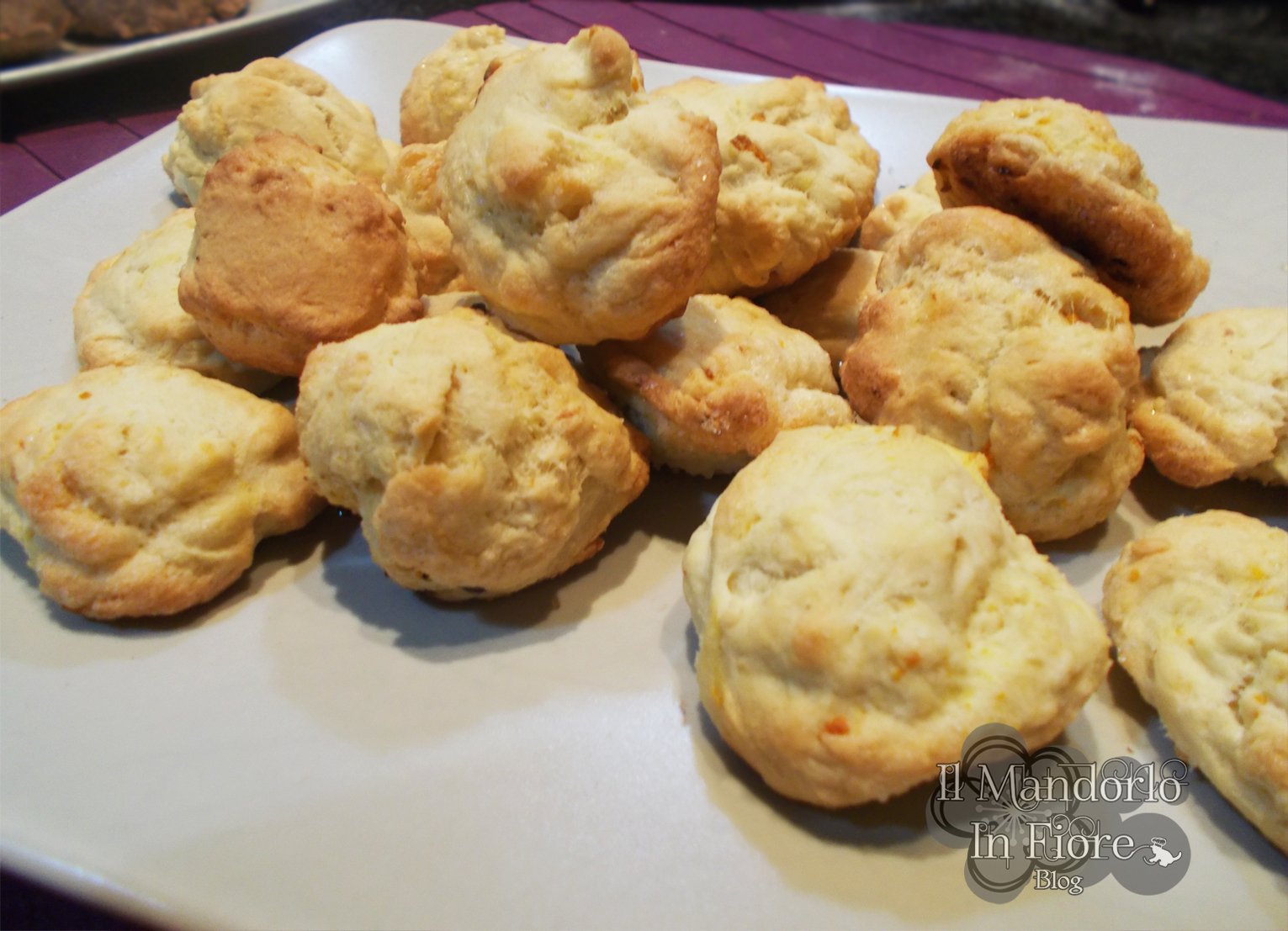Biscotti al limone e cioccolato bianco
