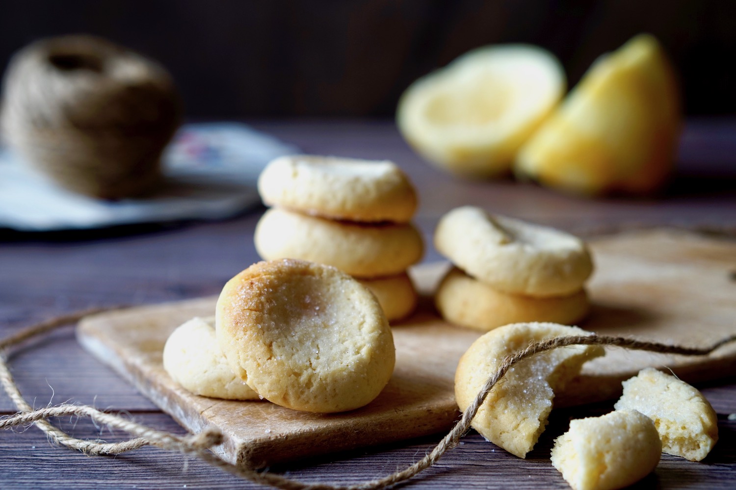 Biscotti al limone, facili e veloci