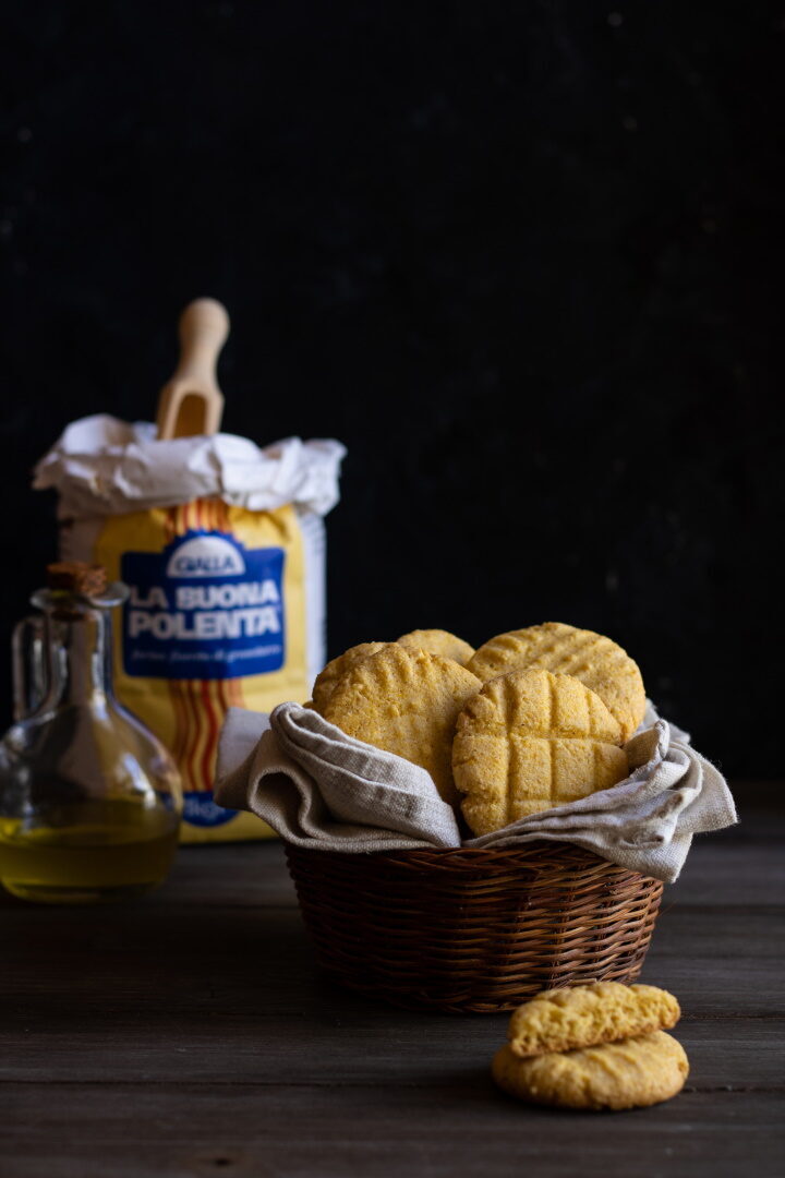 Biscotti al mais con olio extravergine
