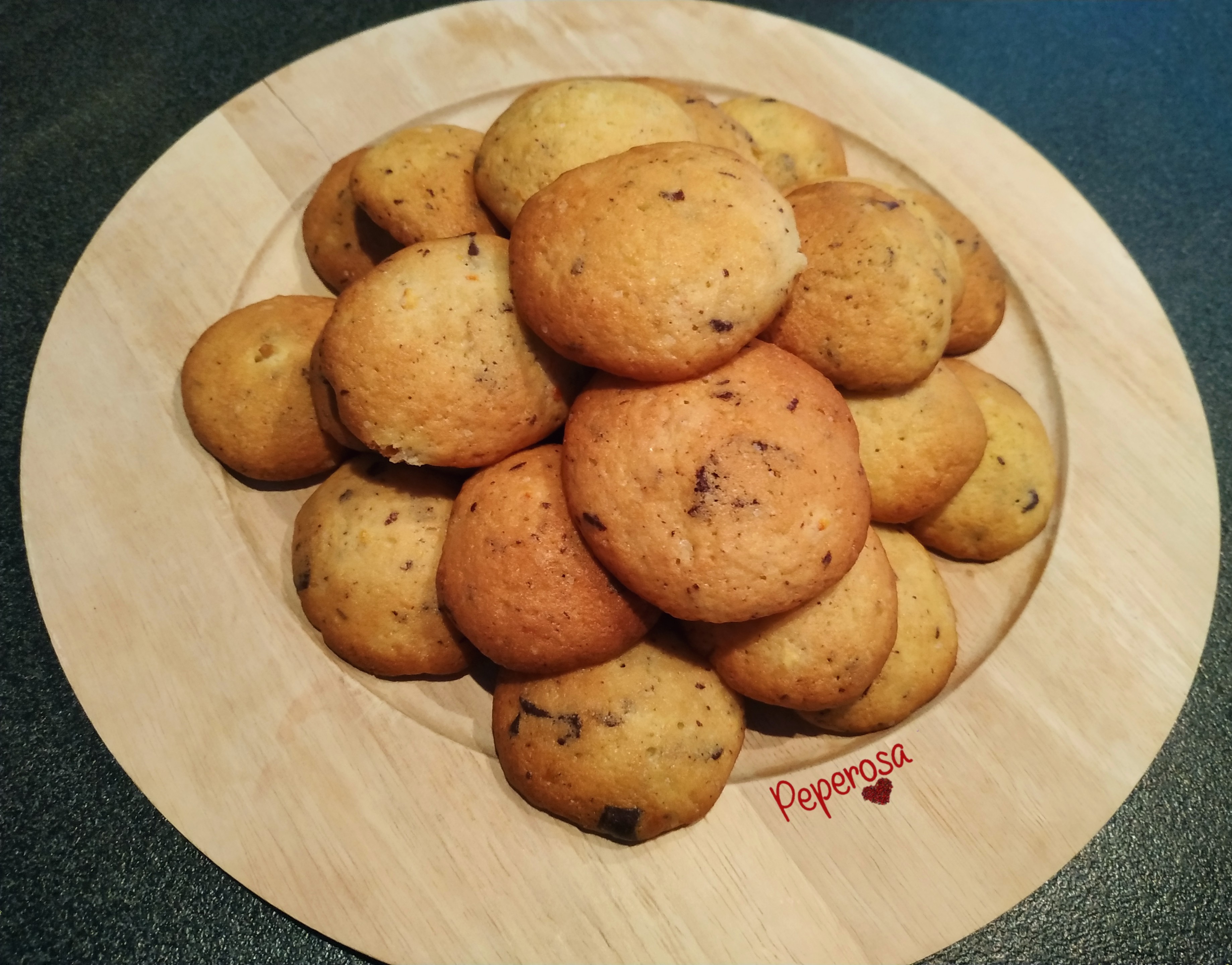 Biscotti al mandarino e cioccolato