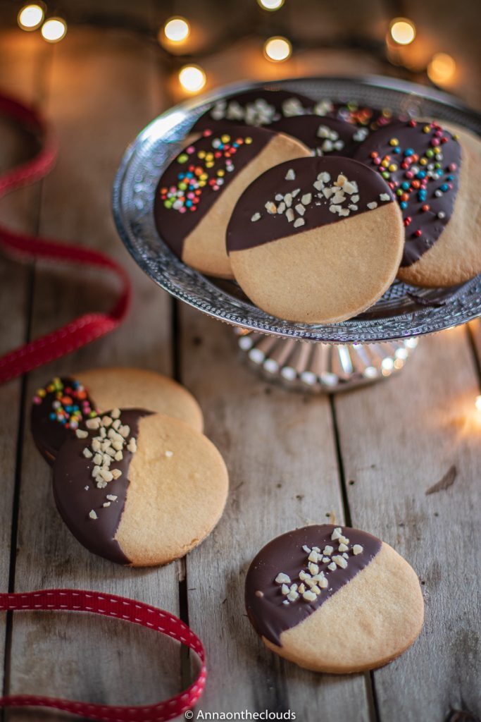 Biscotti al sablè al cioccolato