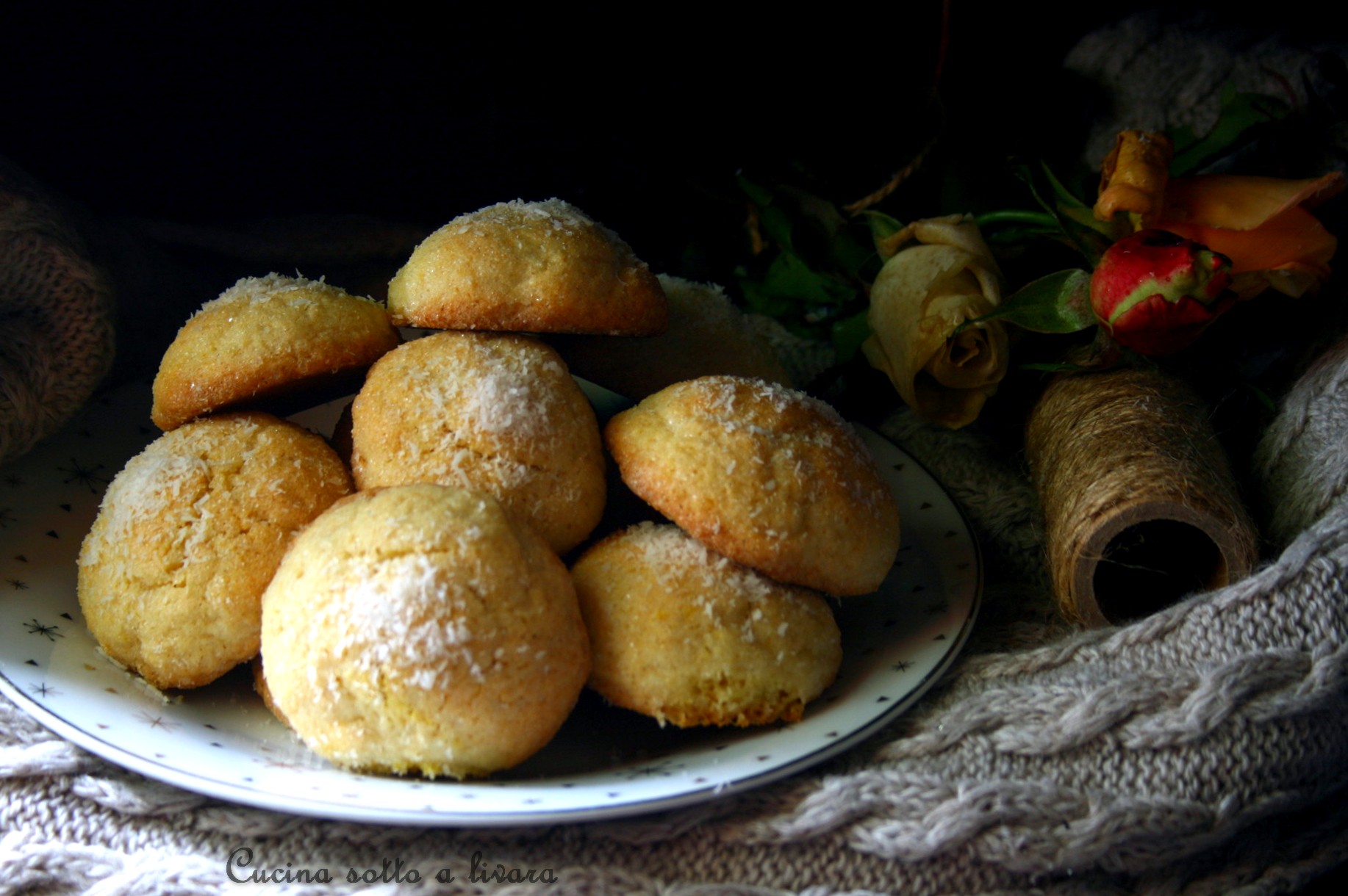 Biscotti all’ arancia e cocco