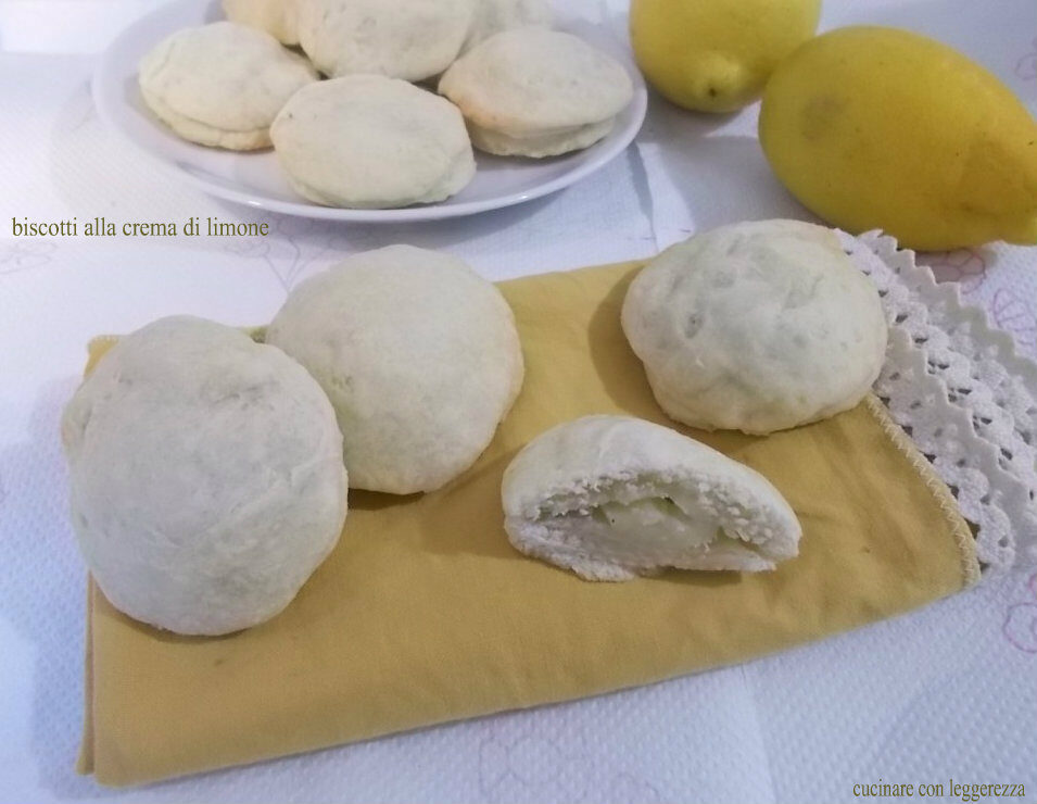 Biscotti alla crema di limone