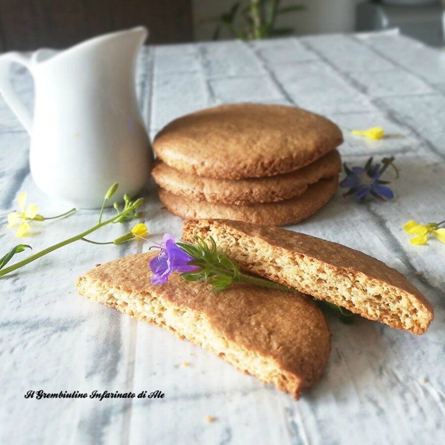 Biscotti alla farina di avena e cocco
