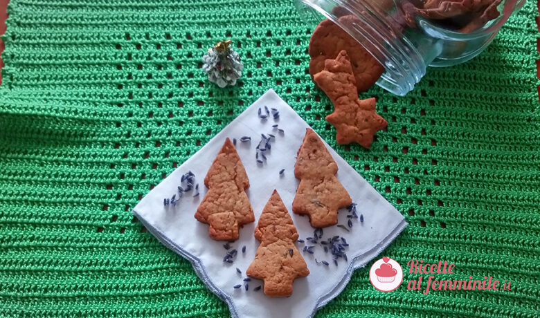 Biscotti alla lavanda vegani