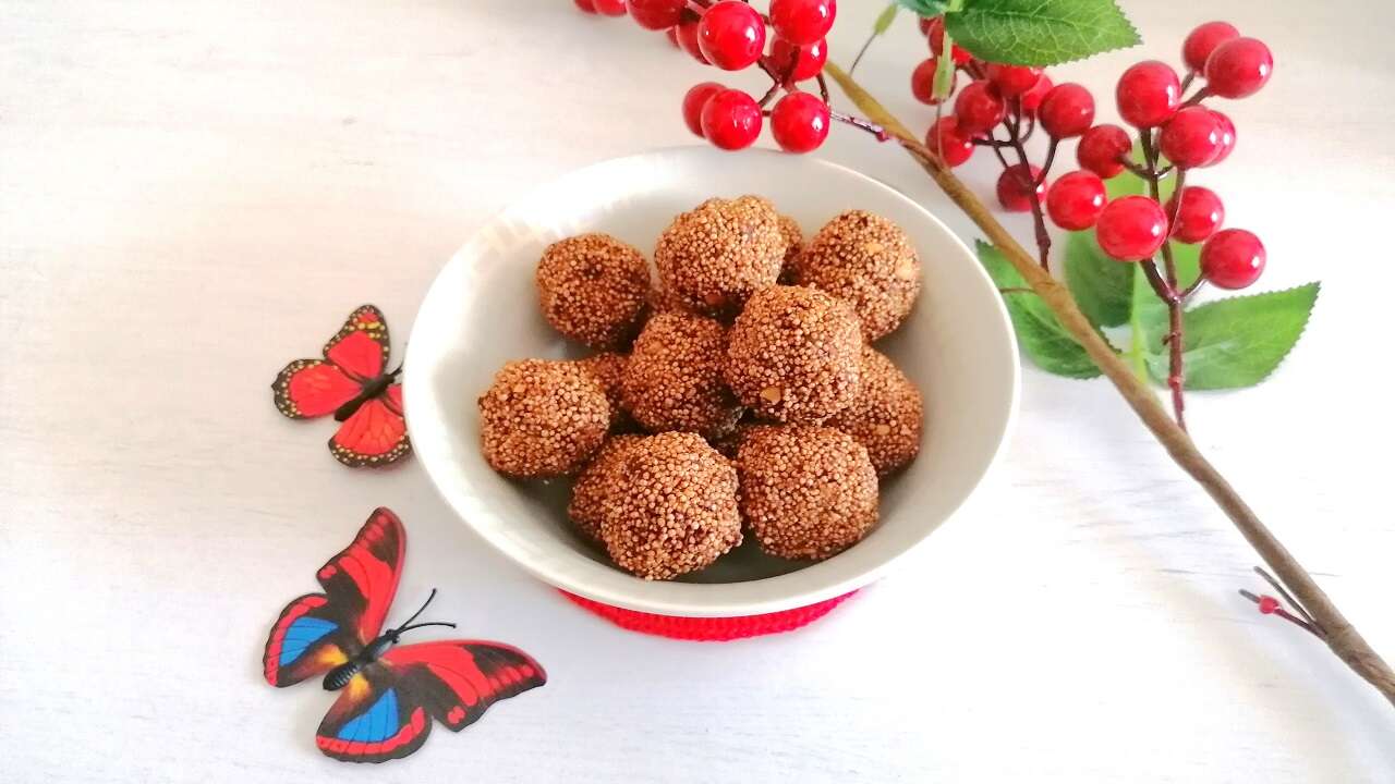 Biscotti all’amaranto soffiato, senza glutine