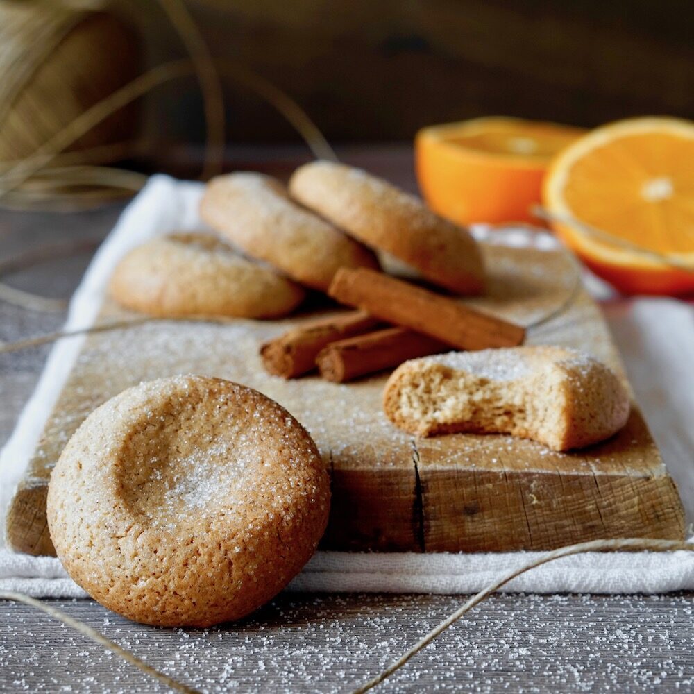 Biscotti all’arancia e cannella