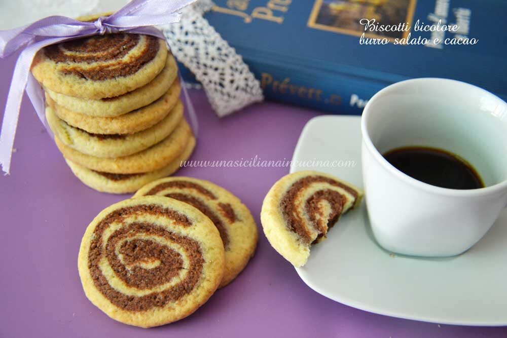 Biscotti burro salato e cacao