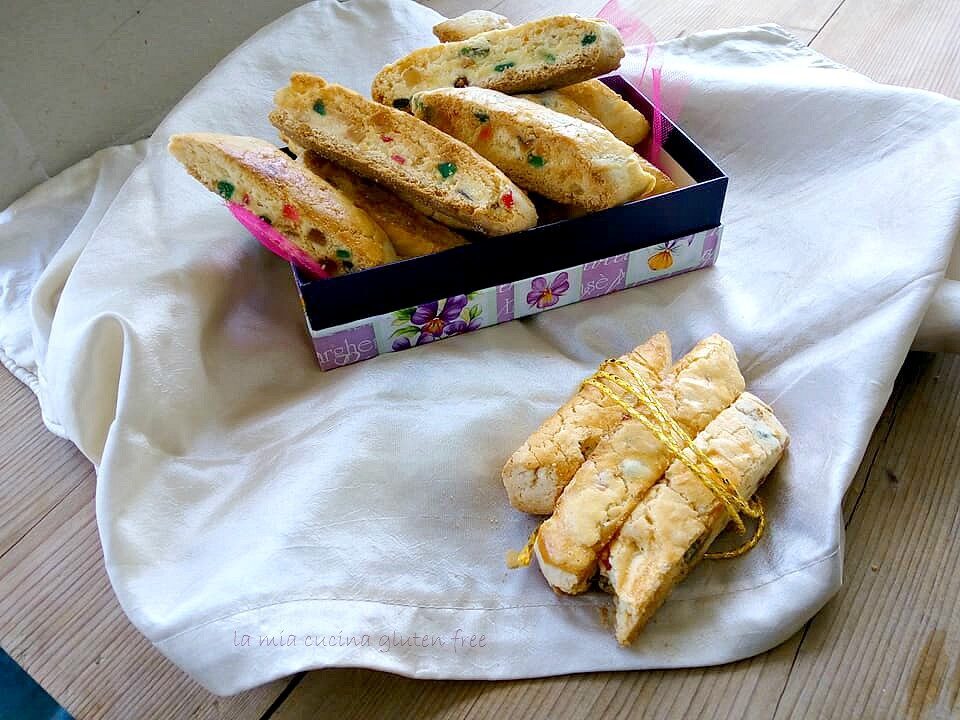 Biscotti con canditi senza glutine