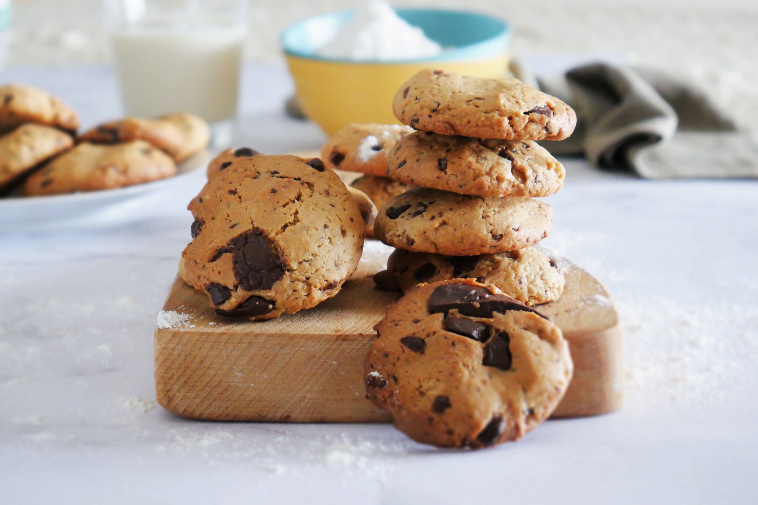 Biscotti con cioccolato e yogurt
