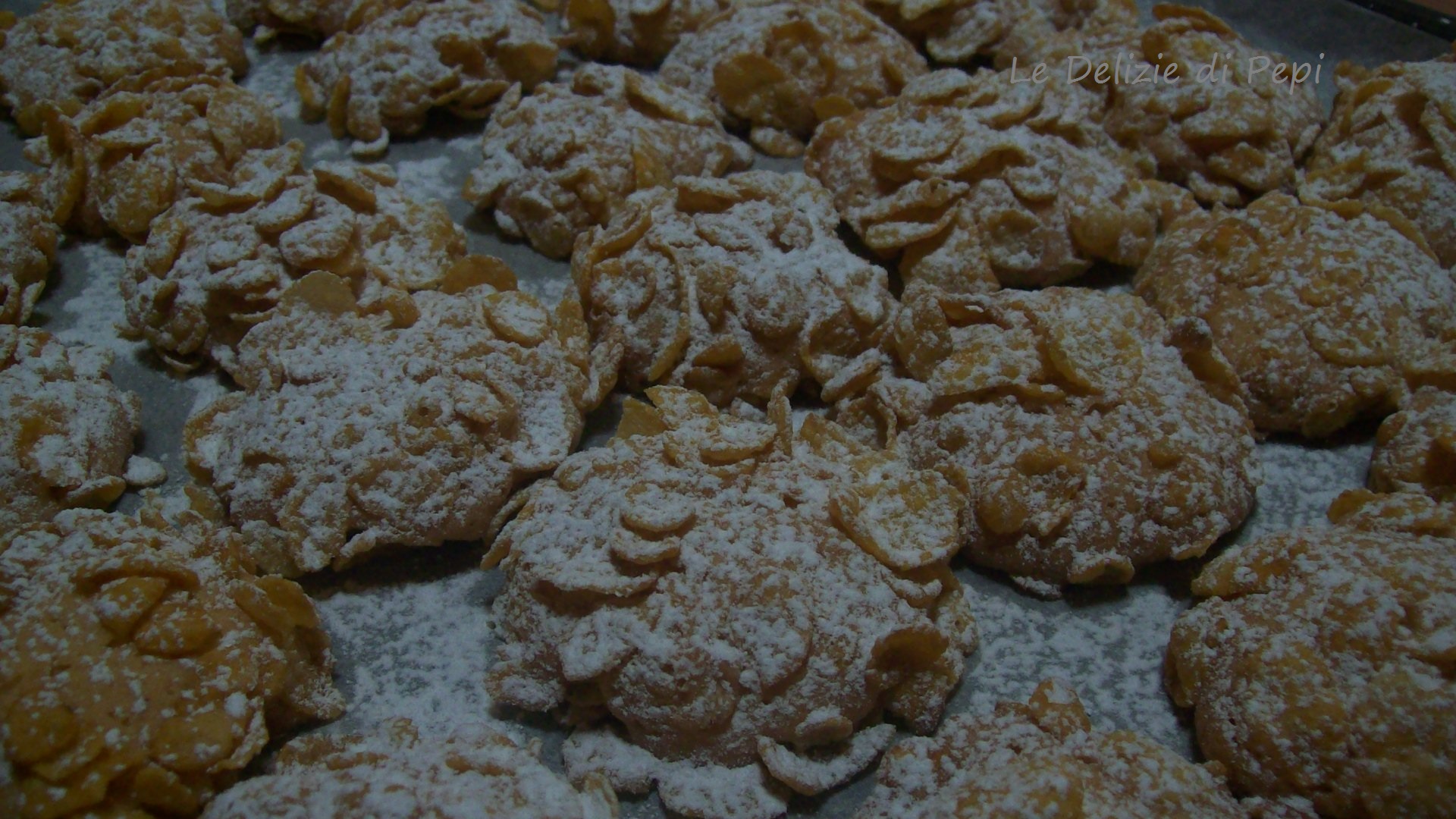 Biscotti con corn flakes(simil rose del deserto)