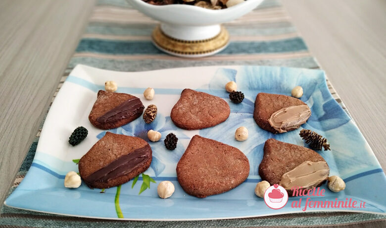 Biscotti con farina di castagne e nocciole vegan e senza glutine