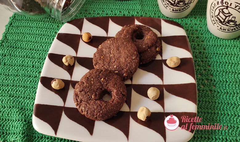 Biscotti con farina di ceci e cioccolato (simil cecille)