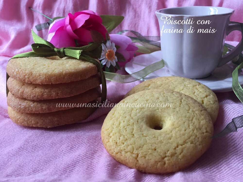 Biscotti con farina di mais
