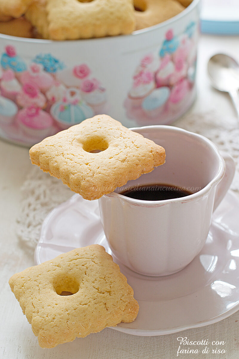 Biscotti con farina di riso