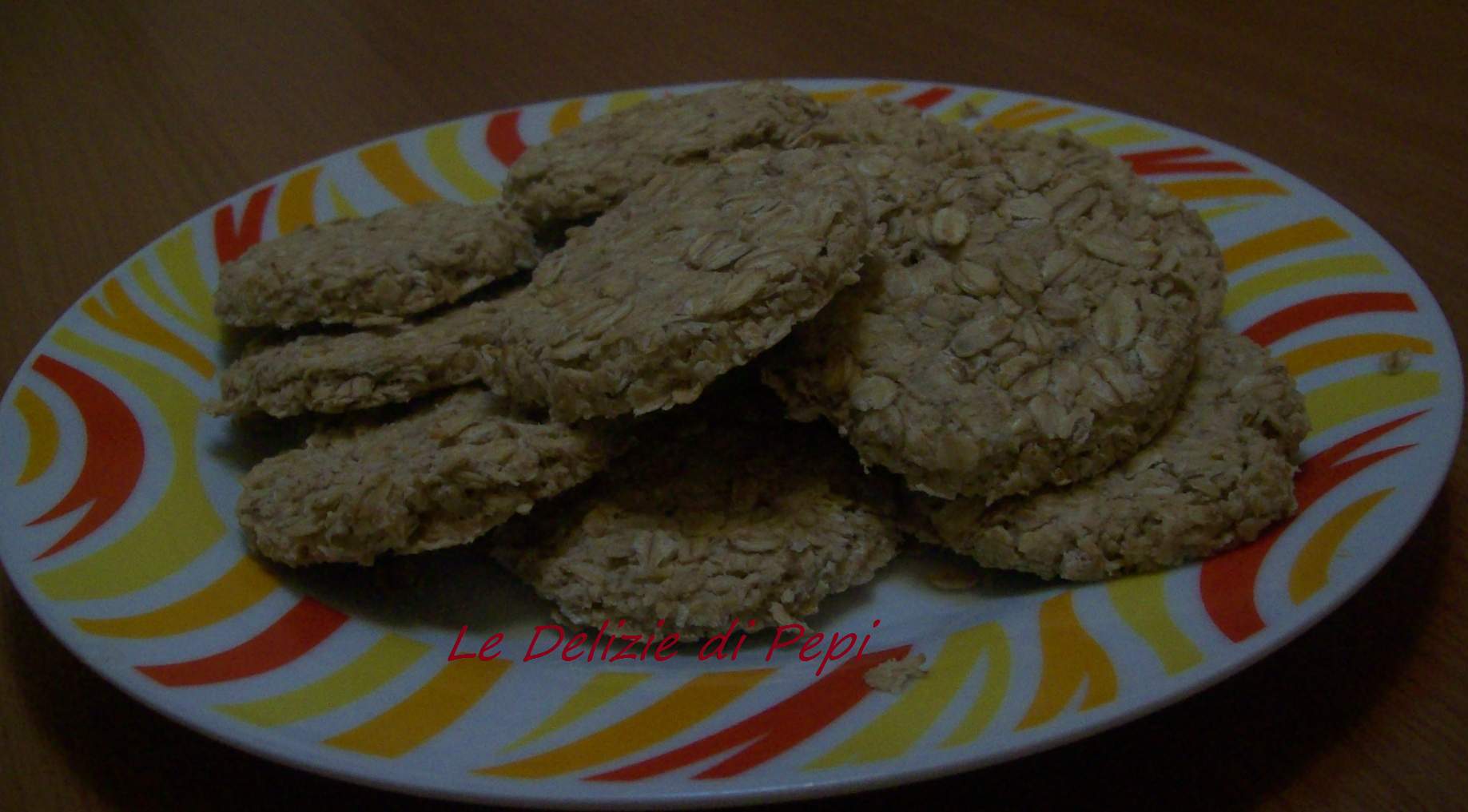 Biscotti con fiocchi d’avena