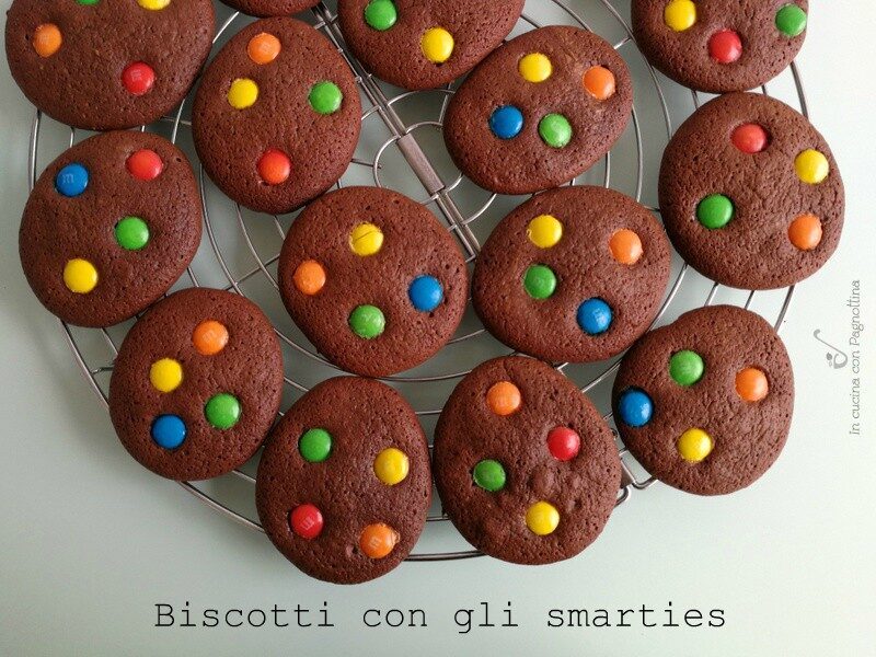 Biscotti con gli smarties