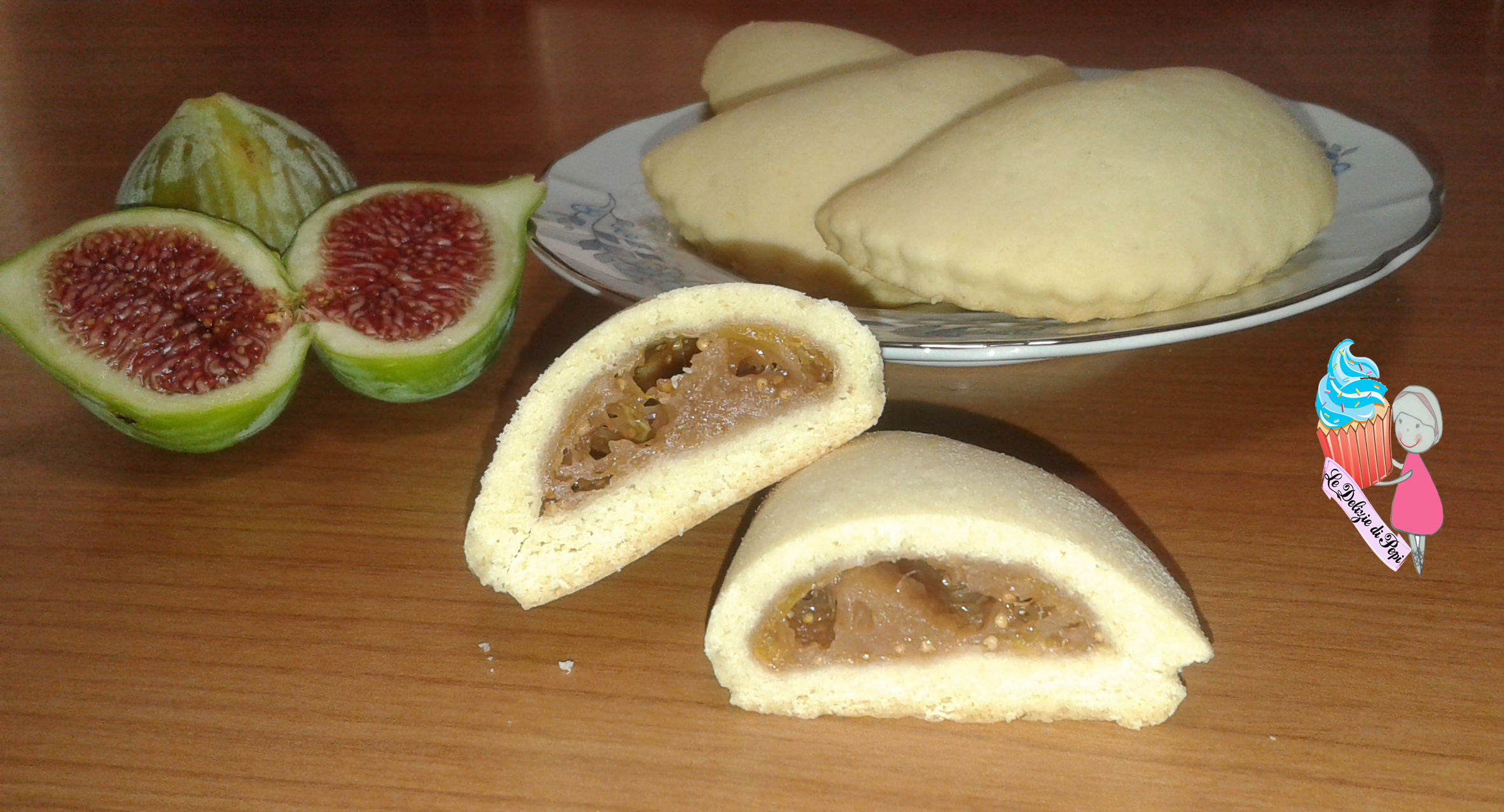 Biscotti con ripieno di fichi
