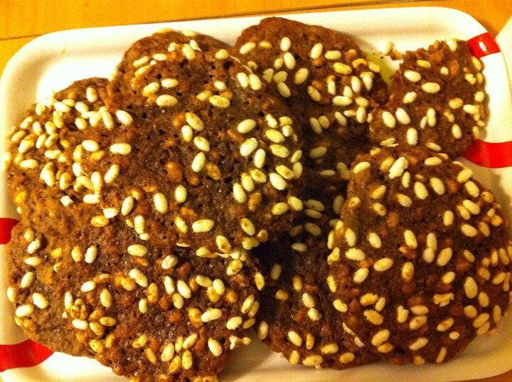 Biscotti con riso soffiato e nesquik
