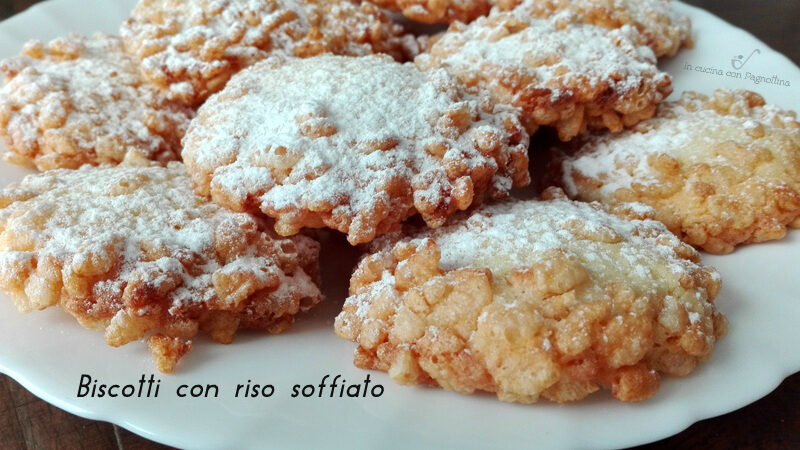 Biscotti con riso soffiato
