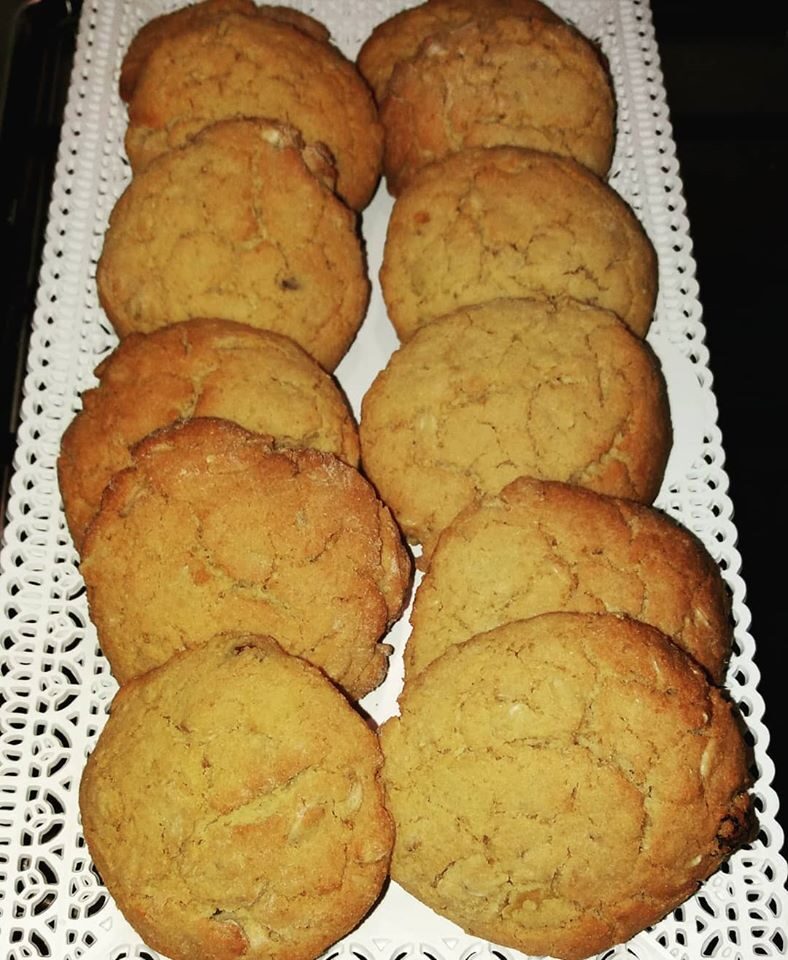 Biscotti con yogurt e fiocchi di avena