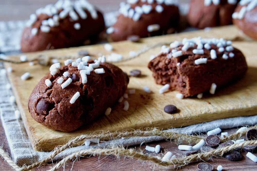 Biscotti da inzuppo al cioccolato