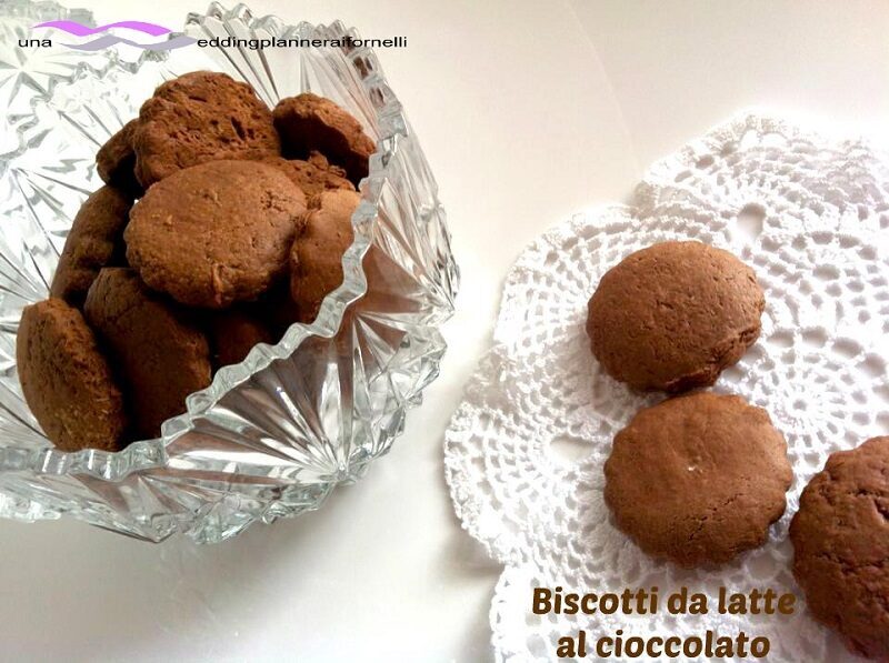 Biscotti da latte al cioccolato – con e senza bimby