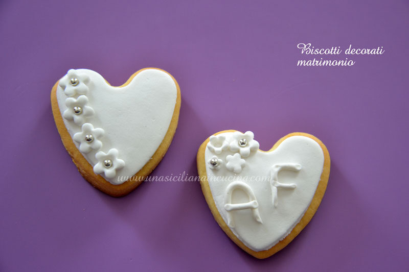 Biscotti decorati matrimonio
