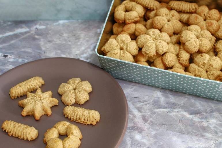 Biscotti di ceci cannella e rhum senza uova e senza burro