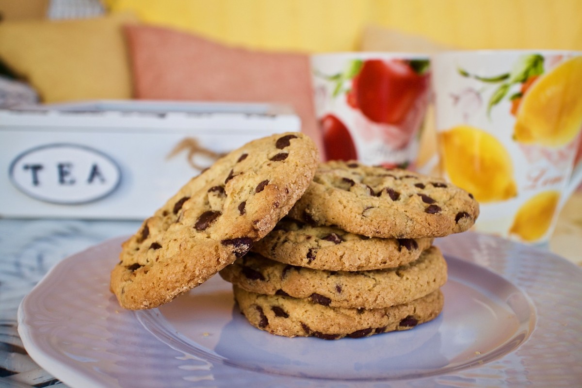 Biscotti di cioccolato con farina di riso