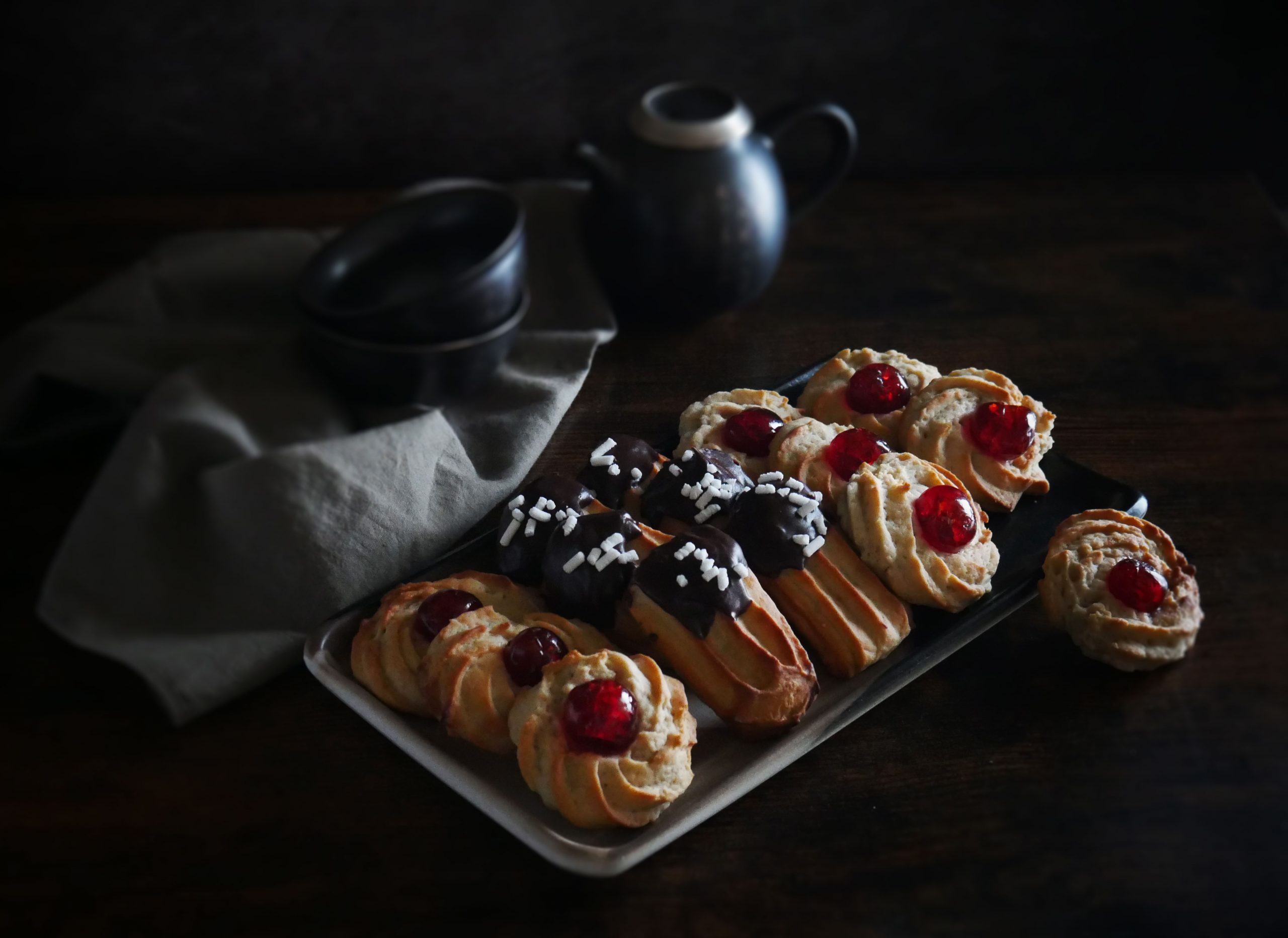 Biscotti di frolla montata con burro di soia