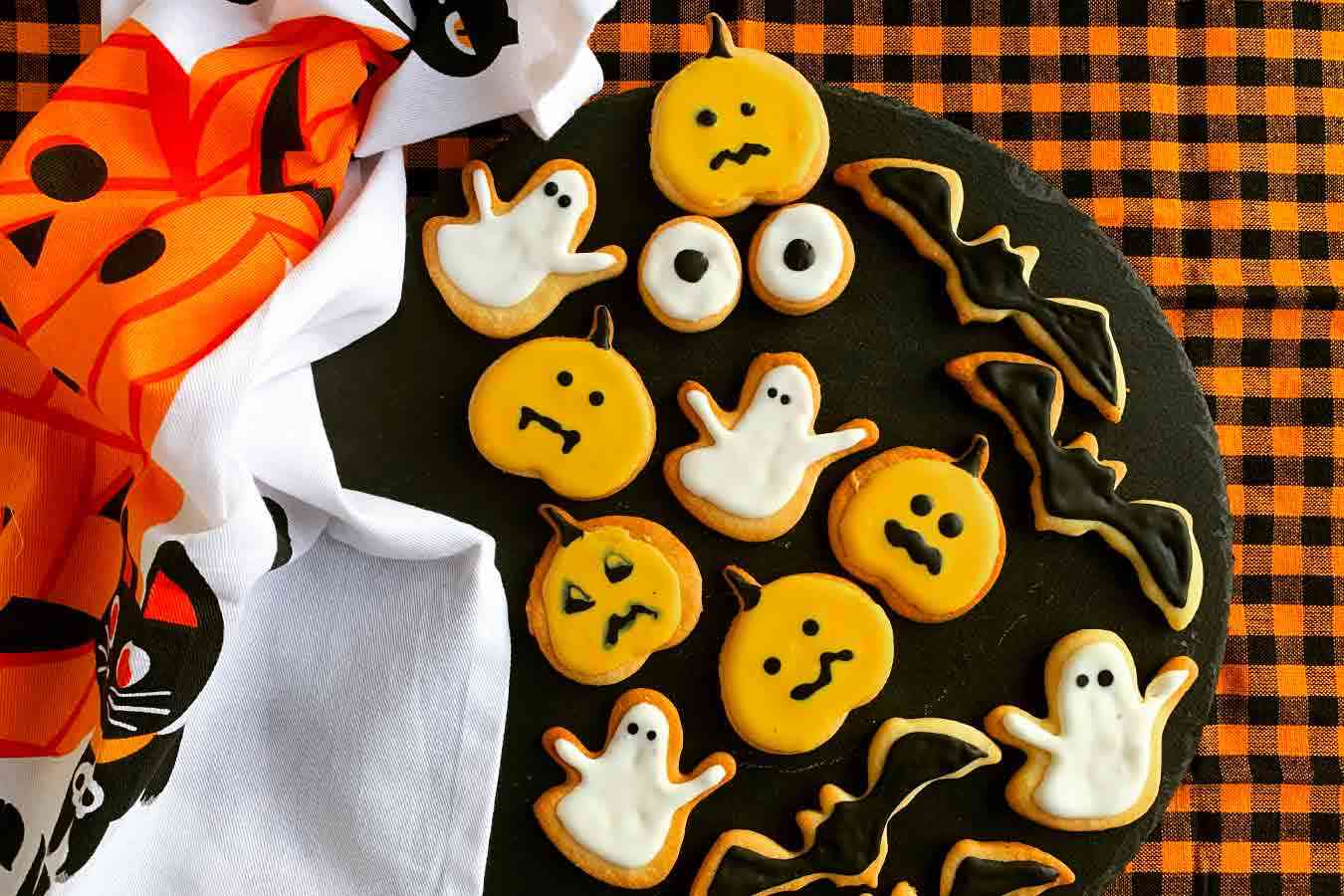 Biscotti di halloween al burro