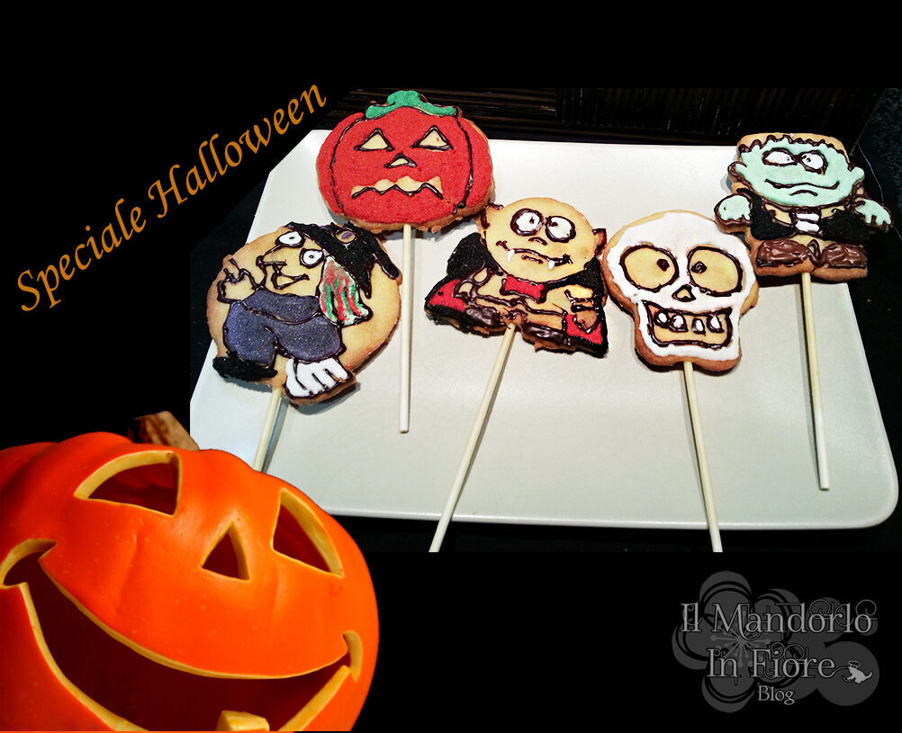 Biscotti di halloween all’arancia