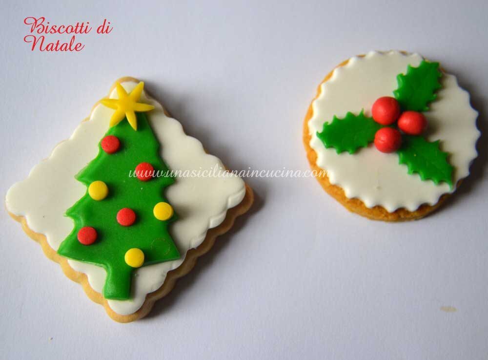 Biscotti di natale di pasta frolla