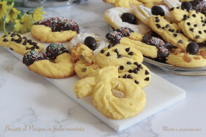 Biscotti di Pasqua in frolla montata
