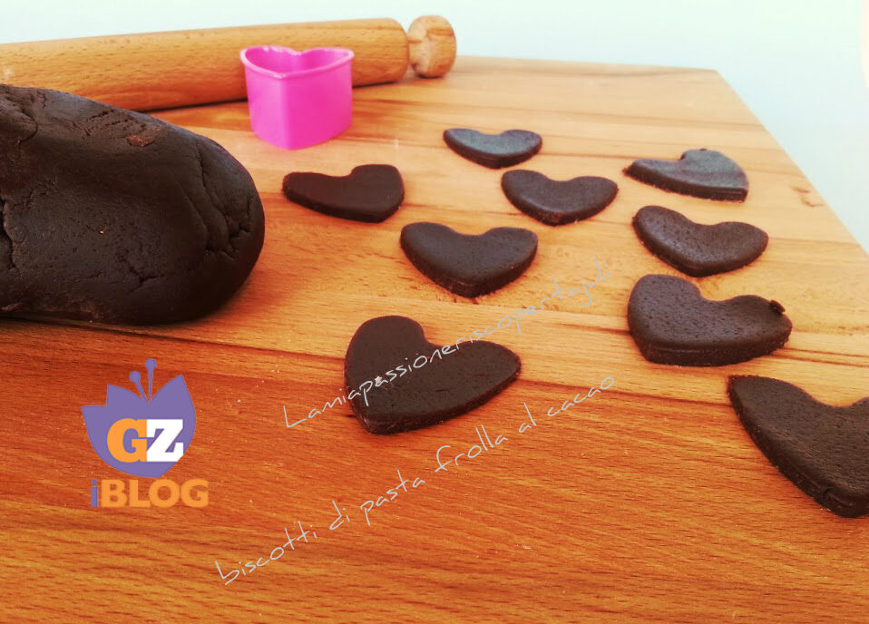 Biscotti di pasta frolla cacao