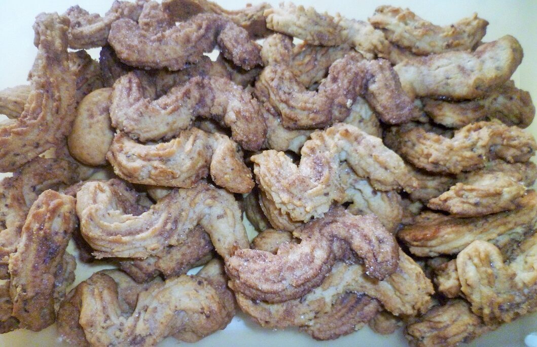 Biscotti di riso con nocciolato