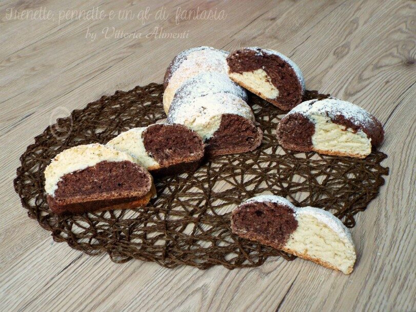 Biscotti dolci intrecci