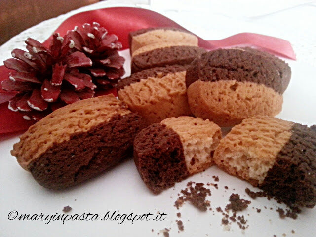 Biscotti fior di riso vaniglia e cacao