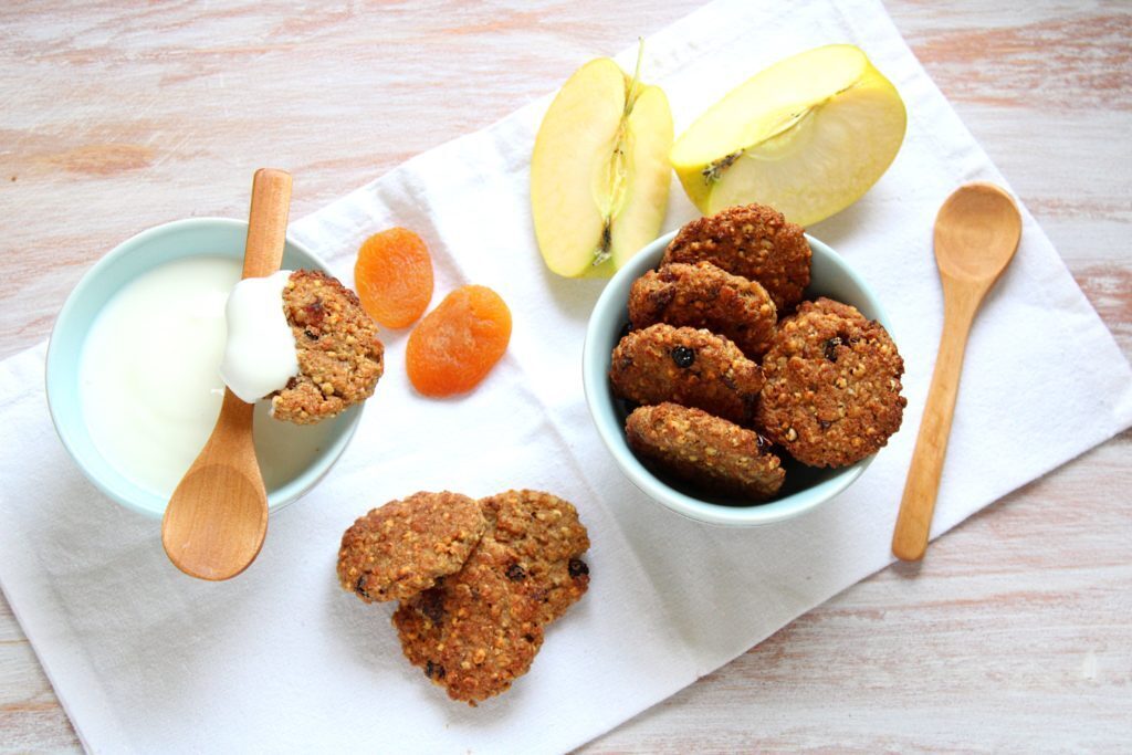 Biscotti frutta e cereali senza zucchero
