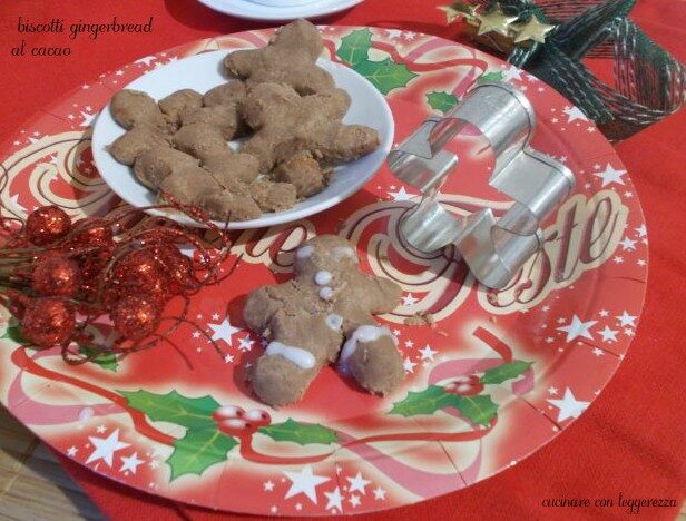 Biscotti gingerbread al cacao