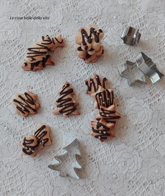 Biscotti glassati al cioccolato
