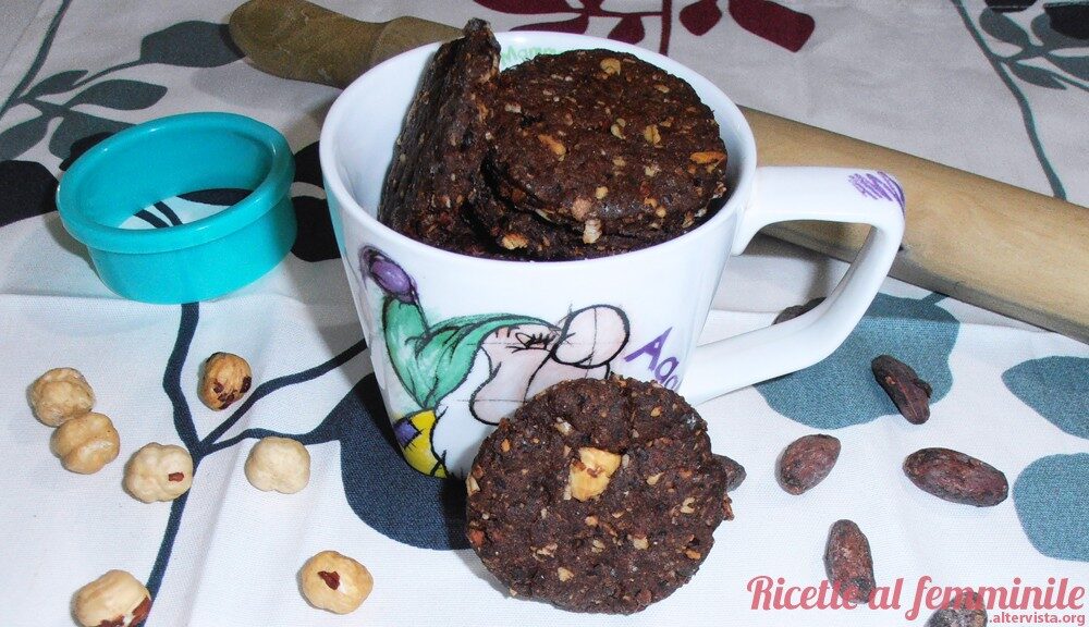 Biscotti grancereale al cioccolato (vegani)