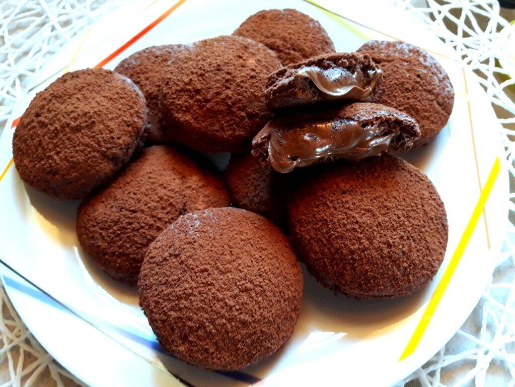 Biscotti grisbì profumati alla nutella