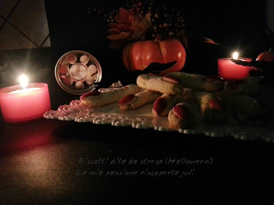 Biscotti halloween dita da strega
