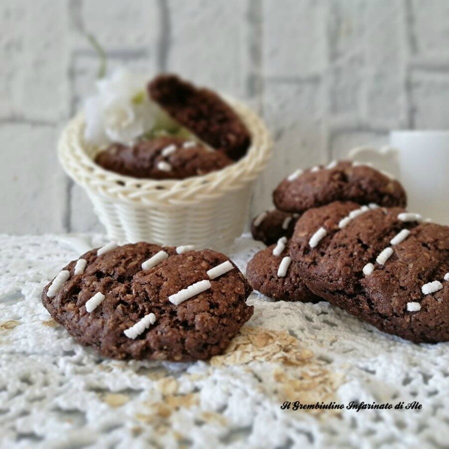 Biscotti integrali ai fiocchi di avena