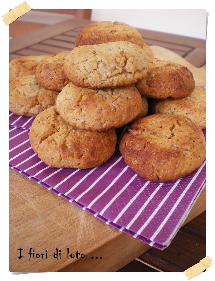 Biscotti integrali al miele e vaniglia