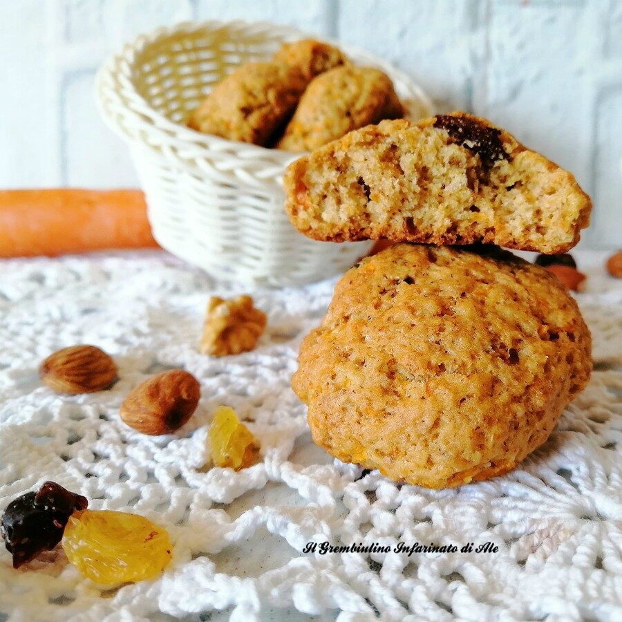 Biscotti integrali alle carote